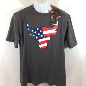 Under Armour X Project Rock Freedom Bull UA Shirt